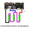 3S PD 65W 4S 5S PD 100W Bidirectional Fast Charging Module DIY Mobile Power Motherboard Temperature Control Electricity Display