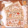 Kawaii Stationery Office Accessories School Supplies Mini Portable Notebook Small Notepad For Daily Notes Capybara Diary