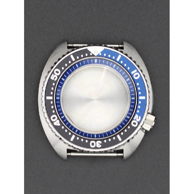 45mm Diving Watch Case 316L Stainless Steel For Turtle Abalone Seiko NH35 NH36 NH38 NH34 Movement 28.5mm Dial Sapphire 120clicks