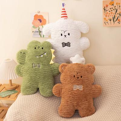 New Cute Cartoon Cushion Plush Toy Office Girl Sofa Pillow Bay Window Cushion Ins Wind Pillow