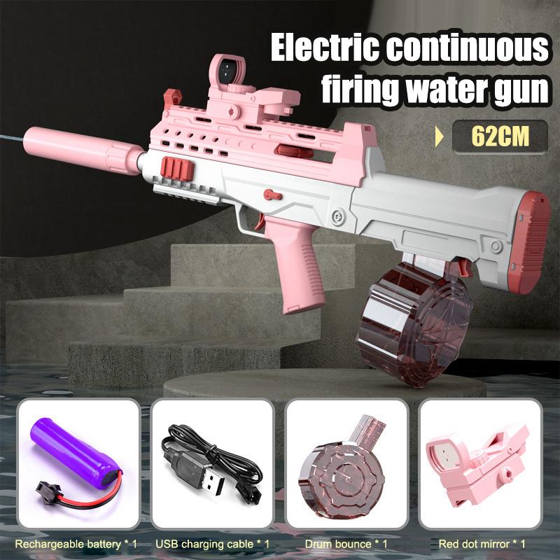 Large Capacity Water Spray Gun Summer Entertainment Water Gaming Toy Fully Automatic Water Gun Outdoor Swimming Pool Toys