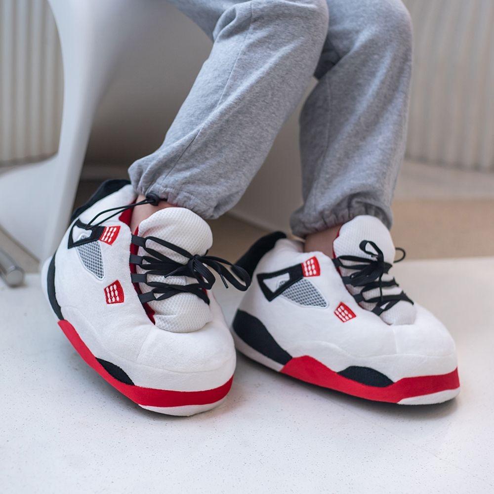 Sneaker Hausschuhe Plüsch Hausschuhe Damen Hausschuhe Herren Lustige Hausschuhe 35-44 Kinder Erwachsene Winter Warm Indoor Plüsch Hausschuhe