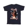 Moana Girls Happy Holidays Cotton T-Shirt