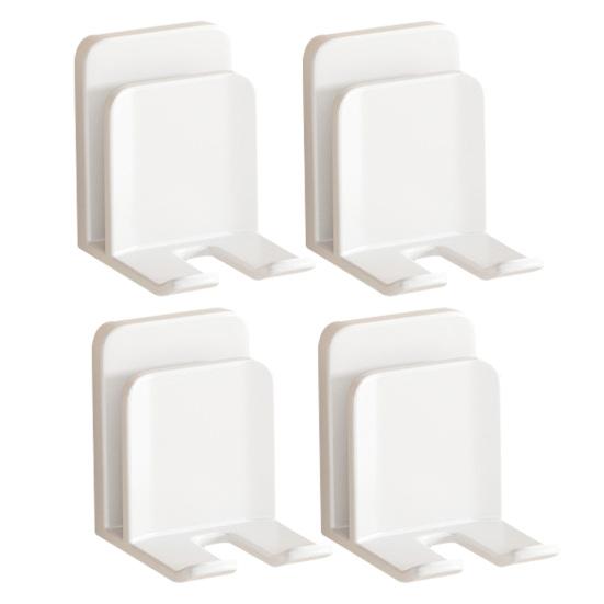 Toothbrush Holder Wall Mount Anti-Slip Stand Strong Load Capacity Quick Drainage Storage Organizer for Electric Toothbrushes