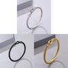 No Brand Geometric Titanium Steel Mens Bracelet With Electroplating For Casual Wear