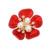3 Stück Künstliche Perlenblumen-Dekorationen Strassblumen Schmuckzubehör Funkelnde Blumenakzente für DIY Bastelschmuck Brosche Haarschmuck