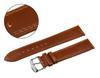 Pasek pacific 20 mm xl w44l gładki  jasnobrązowy pasek, brązowe przeszycie