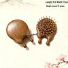 Sandalwood Portable Scalp Massage Comb - Wooden Two-Finger Air Cushion Hairdressing Comb