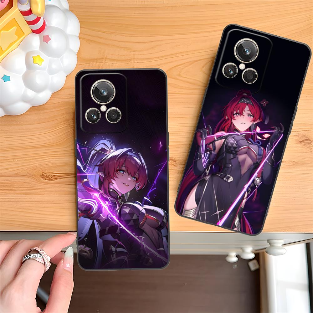 Wuthering Waves Yinlin Mobile Phone Case for Realme 15 14 13 12 11 10 9 Pro Plus T i Lite 5G Colorful Printing Cover Cover