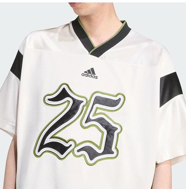 Adidas Genuine FOOTBALL JERSEY Men's Sports Loose Short Sleeved JY2762