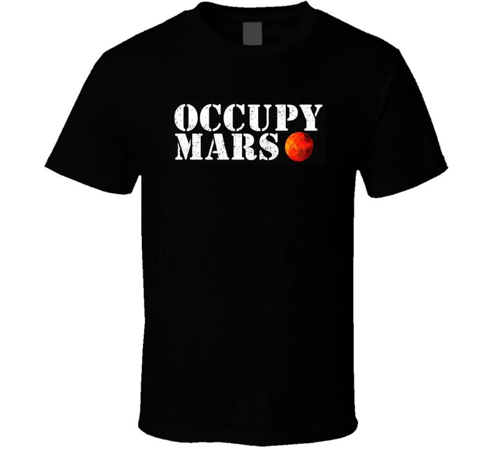 Occupy Mars Musk Space Gift X Colonization Future T Shirt L