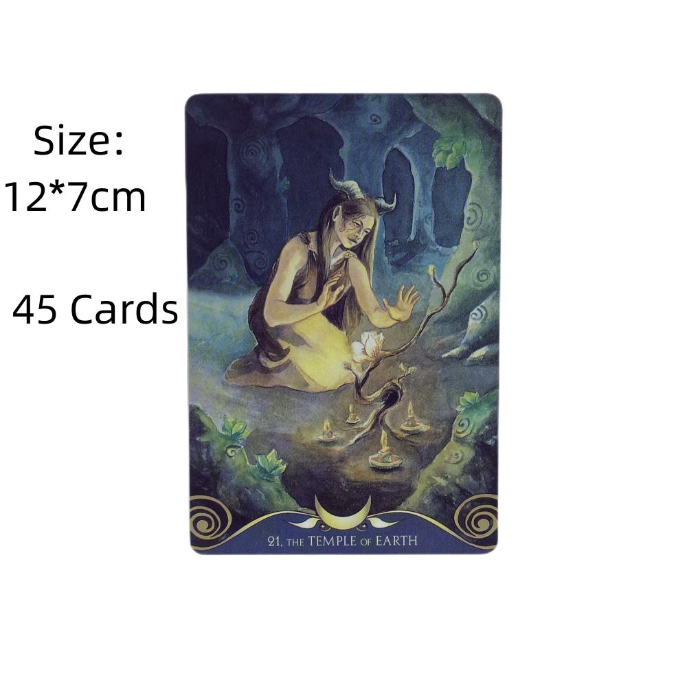The Goddess Temple Oracle Cards Divination Deck English Versions Edition Tarot Board Playing Table Games