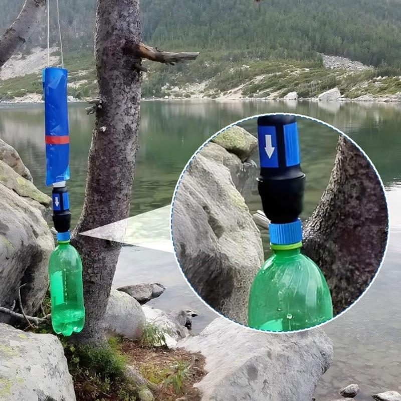 Multipurpose Plastic Coupler Set For Camping Hiking Water Purification Devices Water Filter Coupling Kits