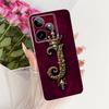 For Realme GT 7 7T Case RMX5061 RMX5085 Retro Initial Letters Crown Soft Silicone Cover For Realme GT 7 Pro RMX5010 GT7Pro Shell
