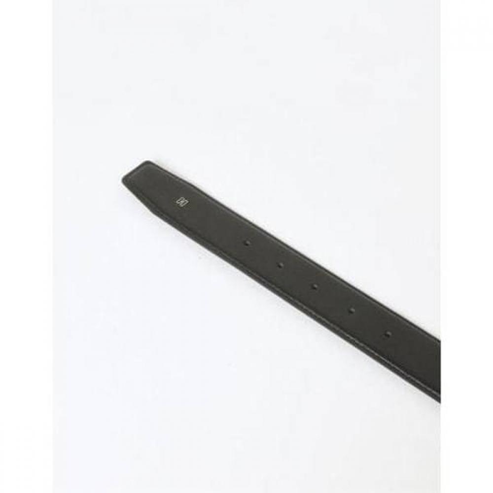 Daks Buckle Belt Black Check Line Cowhide Dbbe6f360bk