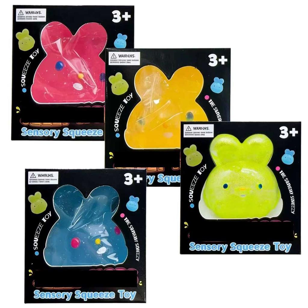 Simulation Rabbit Sensory Stress Relief Squeeze Toy Slow Rebound Pinch Toy Suitable For People With Attention Deficit Hyperact