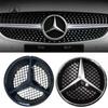 C200 E300 2026 Hot 1X·3D ABS Car Front Grille Badge Cover Star Logo Grid Hollowed-out Label for Mercedes Benz GLE250 320 350 450