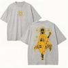 Cotton T-Shirt Zen Mode Classical Anime Pattern Men's Clothing Breathable Cotton Apparel
