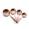 Piece 4 Modern Set Of Stylish Stainless Steel Measuring Cups And Spoons For Enthusiasts Baking