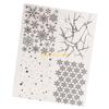 Clear Stamp Snowflake Transparent Silicone Stamp for Card Journal Decorations D57B
