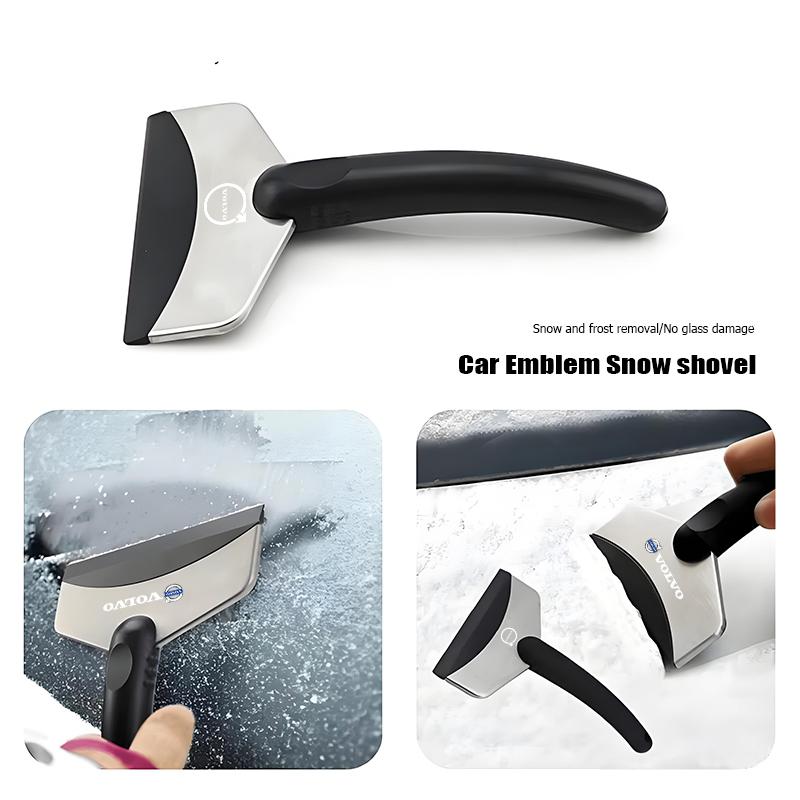 Car Logo Snow Shovel Microfiber Cleaning Towels Accessories For Volvo ES90 EC40 EX40 EM90 XC90 V90 V60 XC60 V40 S80 S60 S90 C40