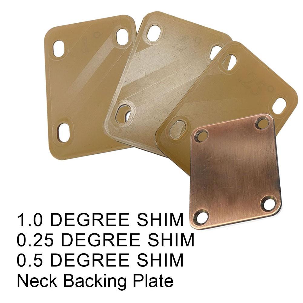 

Комплект прокладок для шеи гитары из металла и пластика и опорной пластины