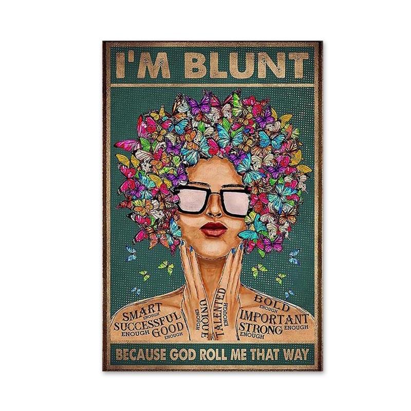 Vintage umění Květinová malba Obraz na plátně Módní slogan Kadeřnictví Plakáty a obrazy Nástěnné obrazy do obývacího pokoje Domácí dekorace