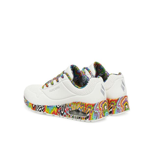 Skechers Jen Stark Sneakers: Uno - Mini Drip 177959/WMLT White