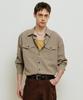 MINAV Two-Pocket Check Shirt [Khaki Gray]