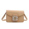 Chic French Designer Shoulder Bag For Women Trendy Mid-size Pu Leather Purse