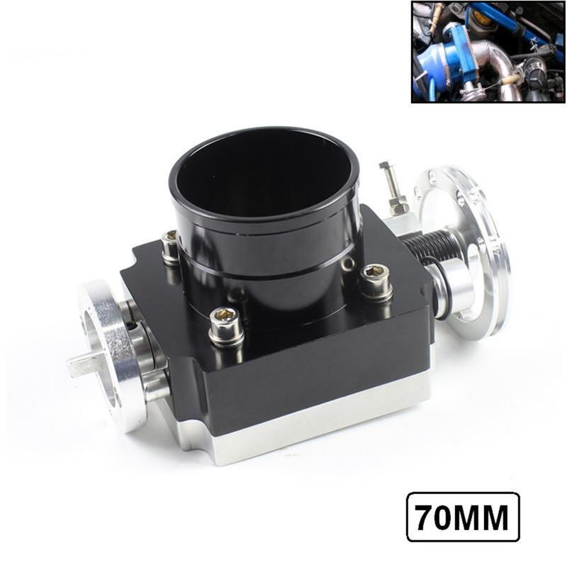 65MM/70MM Universal High Flow Aluminum Billet CNC Throttle Body For 2.5" or 2.75 Inch Intake Manifold