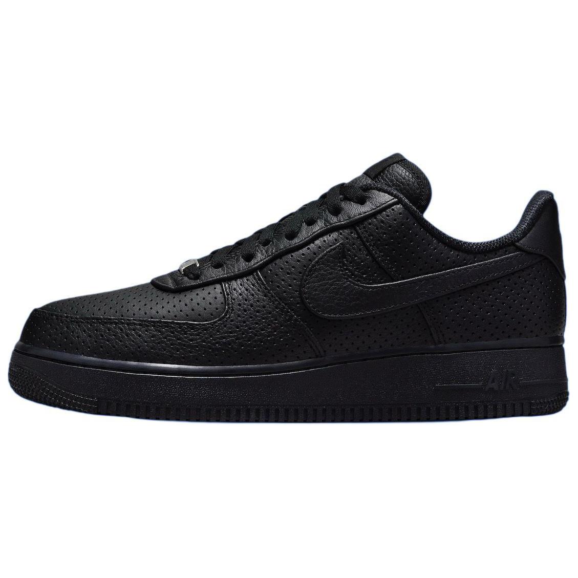 

новые Nike Air Force 1 Low Sp Triple Black с перфорацией 37.5