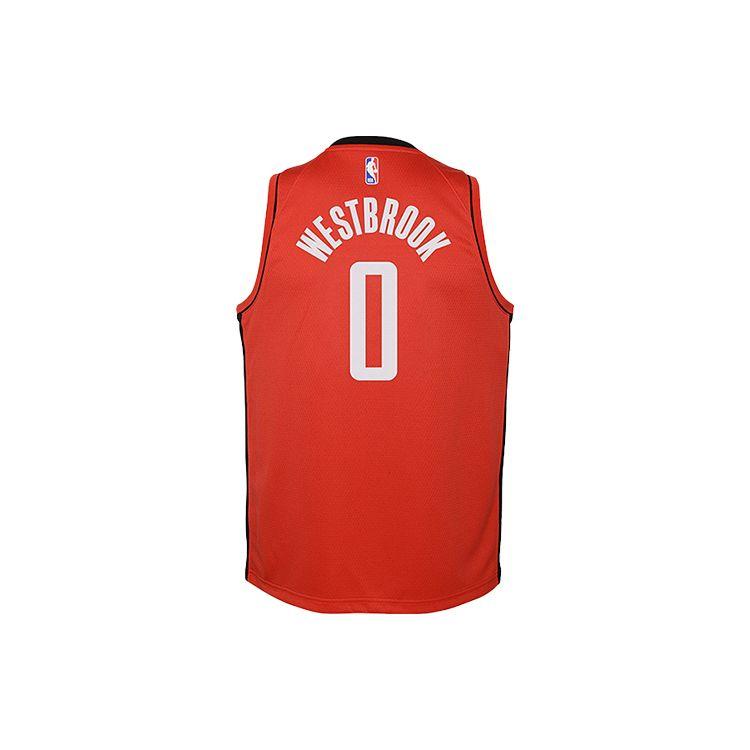 Nike Casual Sports Suit Printed Quick-Dry Sports Team Limited Edition SW Fan Version Rockets Westbrook 0 Kids Sports Suit Red 3Z2B7BZ2P-RCKWR