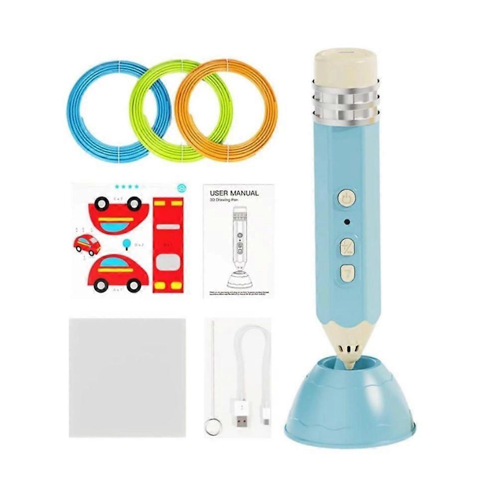 3D Printing Painting Pen,Rechargeable Low Temperature Artistic 3D Drawing Pen