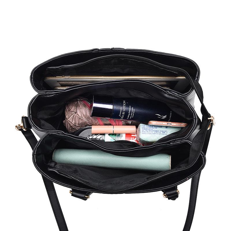 Persalized Embroidered Middle-aged Mother Bag Large Capacity Handbag New Fashi Shoulder Bag