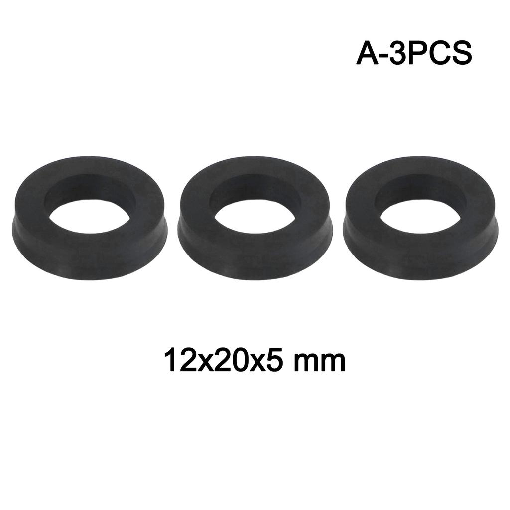 Rubber Oil Seal Pump Head Sealing Ring Cleaning Machine Maintenance 3 Piece Set Easy To Replace Enhances Performance