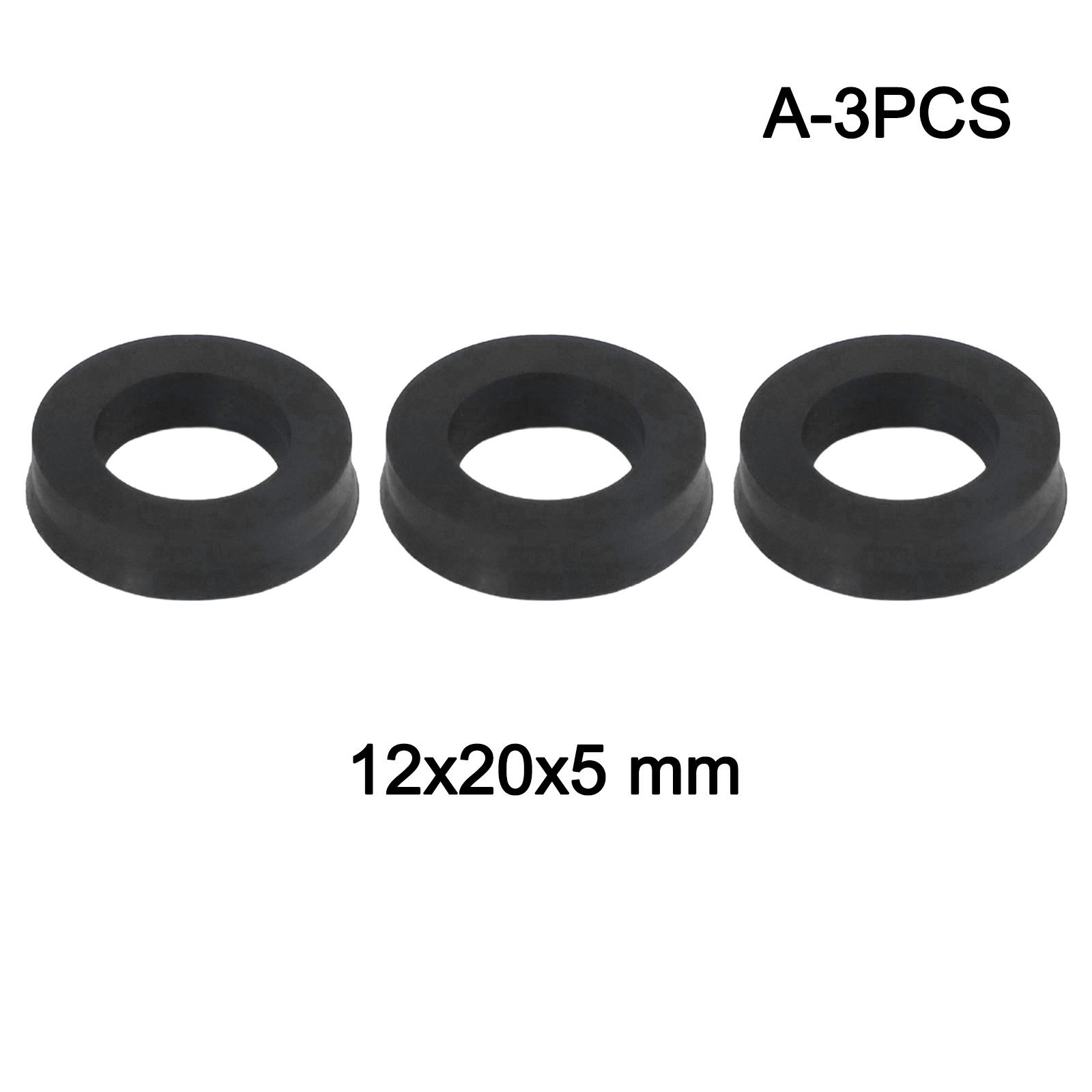 Rubber Oil Seal Pump Head Sealing Ring Cleaning Machine Maintenance 3 Piece Set Easy To Replace Enhances Performance A