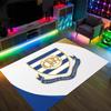 Queens Park Rangers Football Design Crystal Velvet Carpet Cozy Non?Slip Printed Rug For Bedroom Living Room Entrance