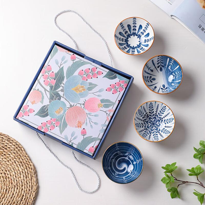 Ruhan Japanese Style Bone China Dinnerware Gift Set