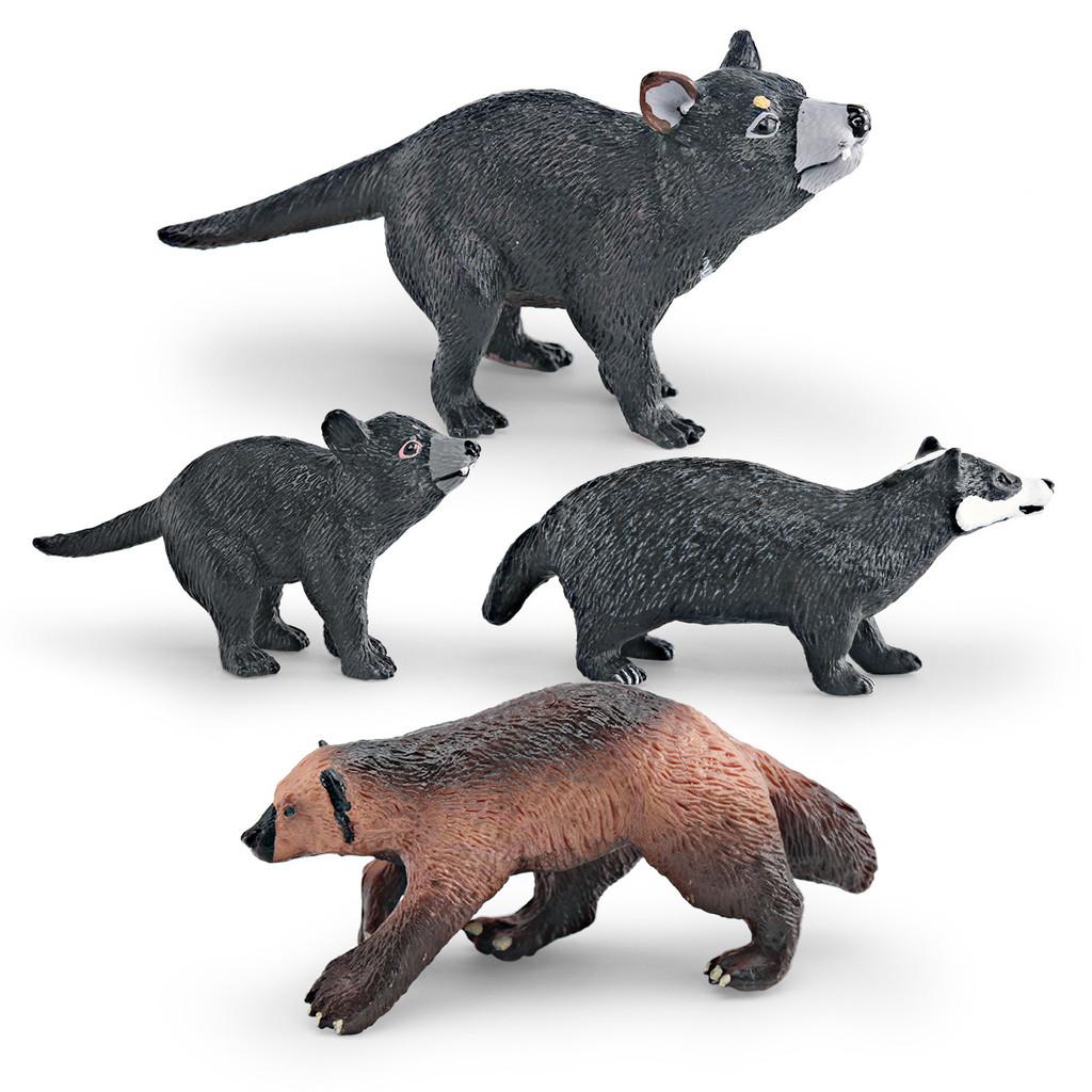 Eurasian Badgers Pvc Wildlife Figure For Kids Learning And Nature Decor