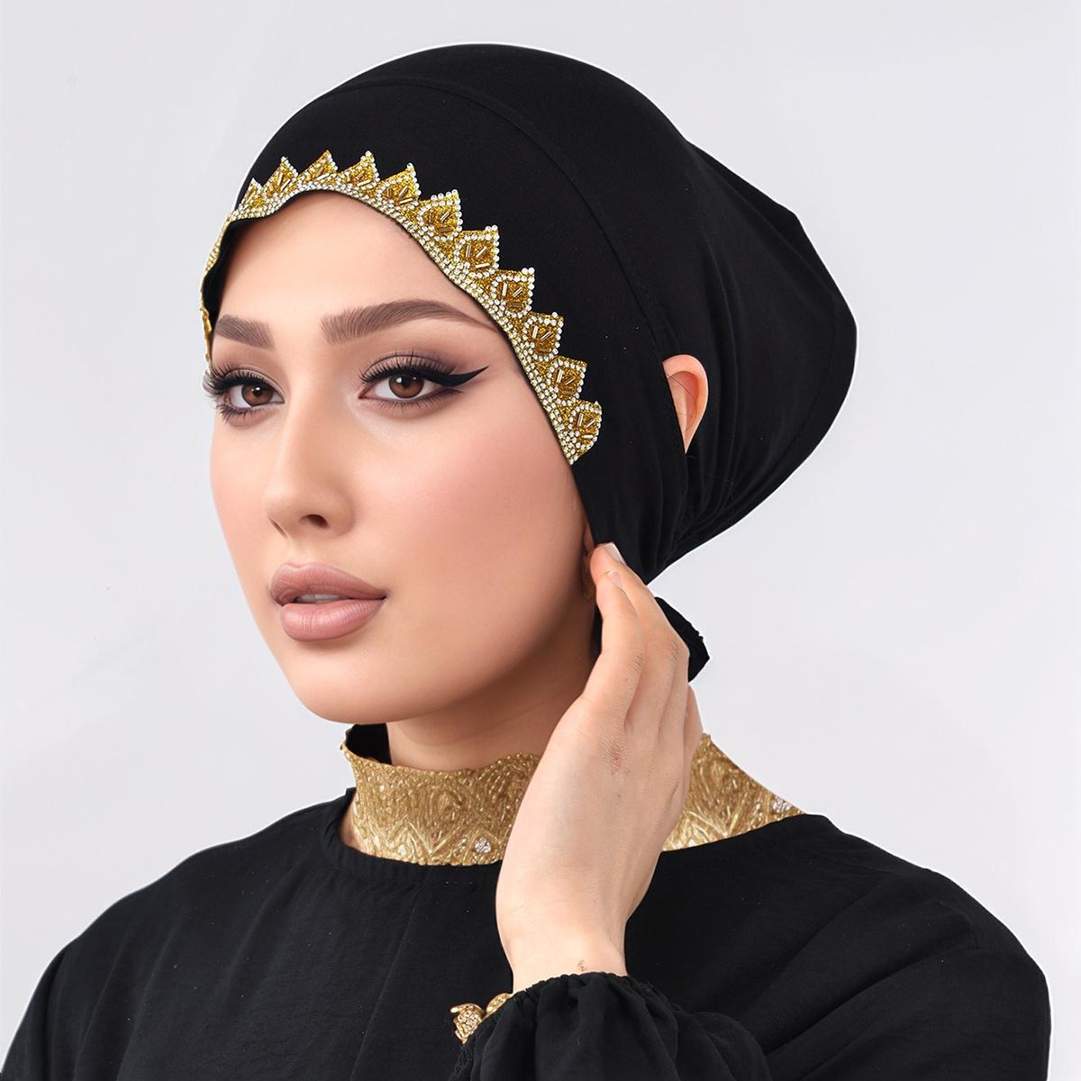 

Новый Дизайн Протекающие Шапочки для Ушей Завязки Женские Джерси Хиджаб Эластичные Шапочки Мусульманский Внутренний Хиджаб Однотонная Шапка на Завязках Нижние Шапочки