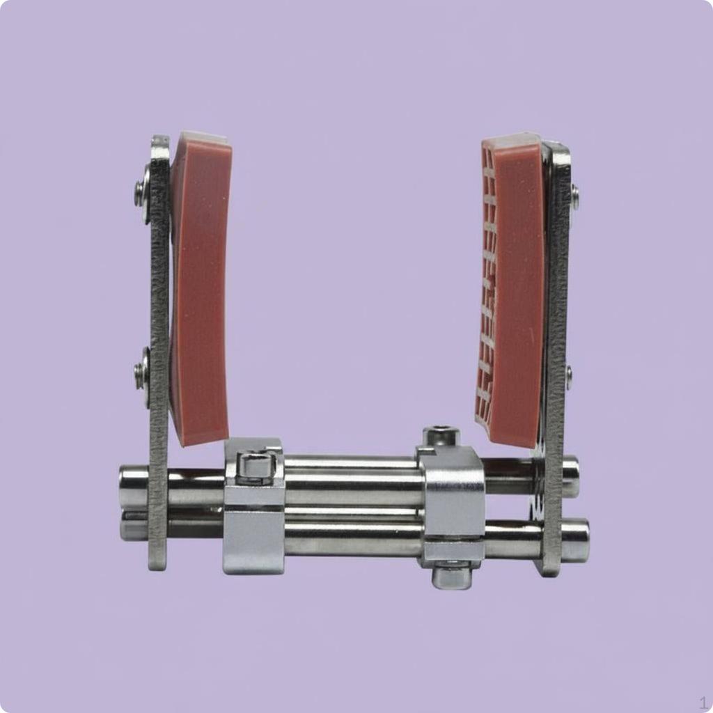 MHZ216D Parallel Air Gripper With Silicone Jaw Pads Pneumatic Flexible Installation