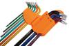 Torx T10-50 Keys, Set Of 9, Colored