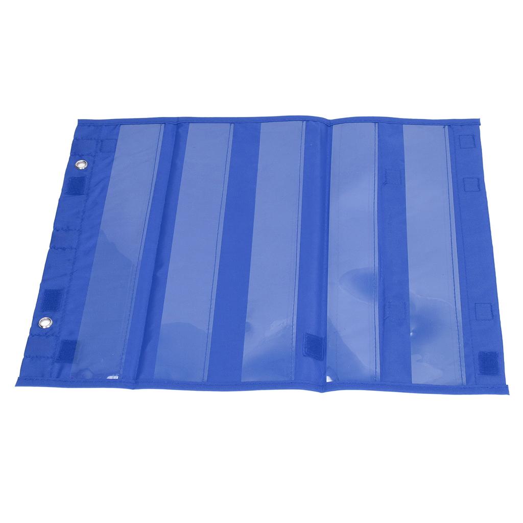 Tabella a Tasche Magnetica per Studenti 5 File Tasche Trasparenti Tabella a Tasche per Orario per Attività Domestiche e Scolastiche Blu