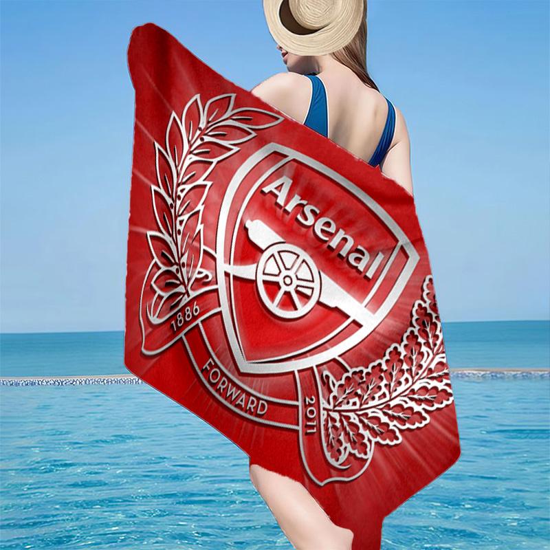 1PC Arsenal Celebration Moment Beach Towel - Soft, Absorbent Microfiber, Lightweight, Ideal for The Beach, Parties, Travel, Camping fan gifts