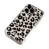 Black Leopard Print Case for iPhone 17 Pro Max, 16/17, 15/14 Cross-Compatible, Soft Cover for 13