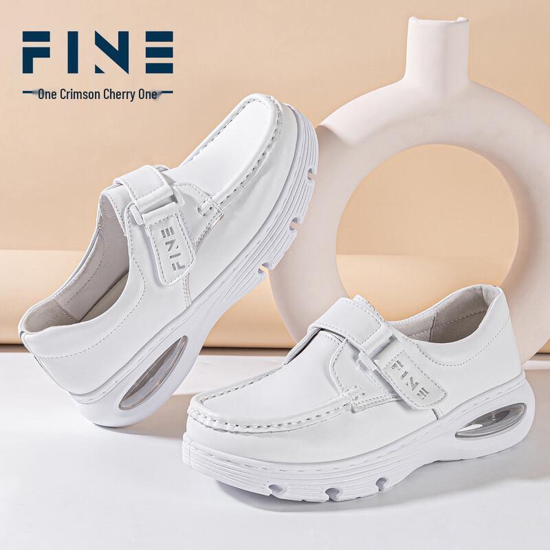 Fiying Women s Genuine Leather Air Cushion Work Shoes 38