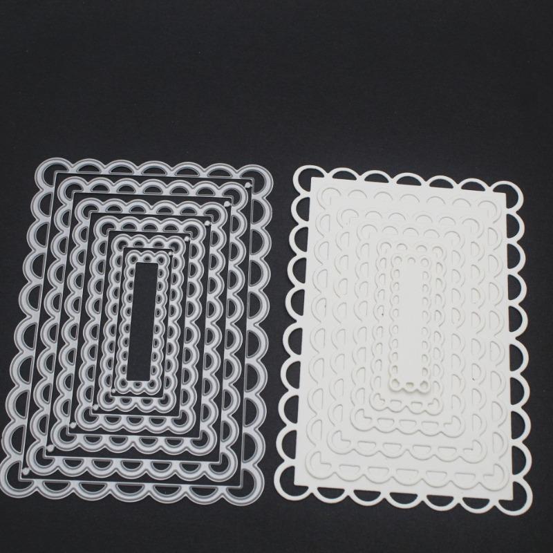 DIY Die Scrapbook Metal Etching Die Multilayer Lace Greeting Card Carbon Steel Embossing Die