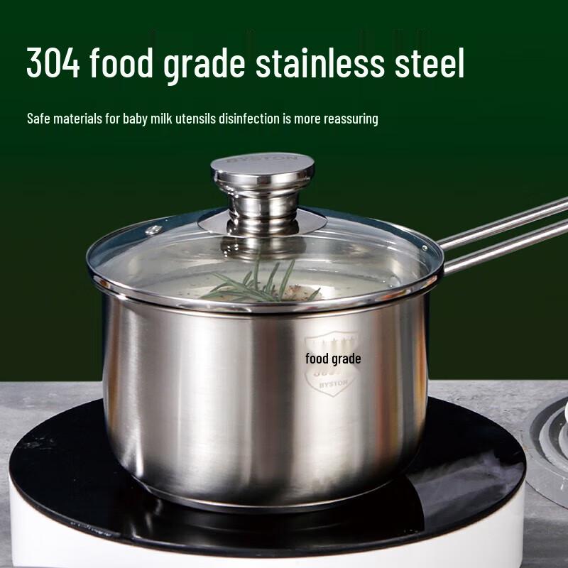 Boside 18CM 304 Stainless Steel Saucepan