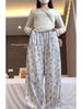 Women's Korean Style Cartoon Puppy Print Straight-Leg Pants - Cute, Versatile Casual Wear for Spring & Autumn 2025